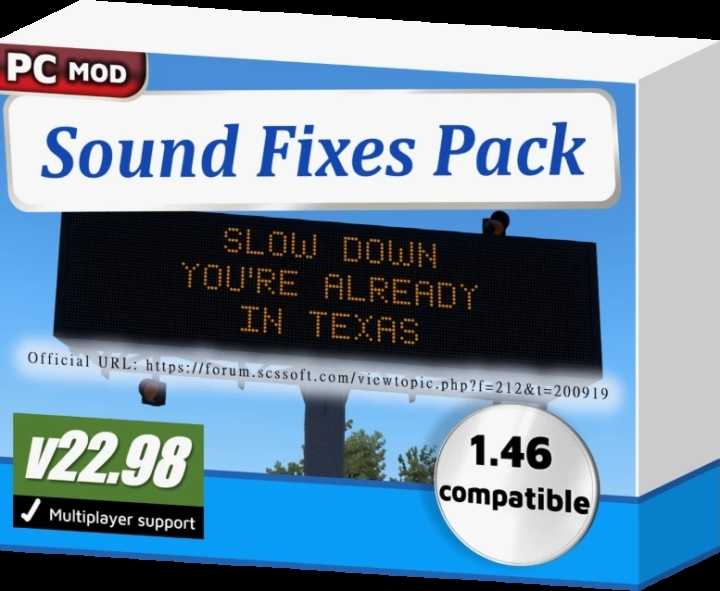Sound Fixes Pack V22.98 ATS 1.46
