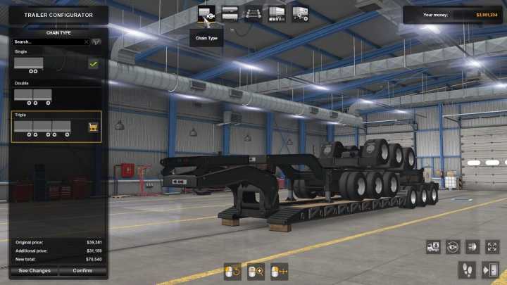 Stacked Scs Lowboy Trailers ATS 1.41.x