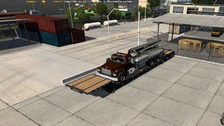 Stacked Scs Lowboy Trailers V1.3 ATS 1.41.x