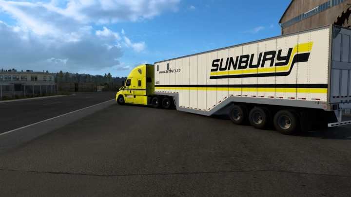 Sunbury Transport Cascadia And Chip Van Combo V1.0 ATS 1.40.x