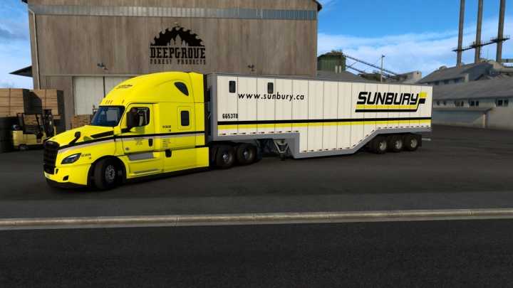 Sunbury Transport Cascadia And Chip Van Combo V1.0 ATS 1.40.x