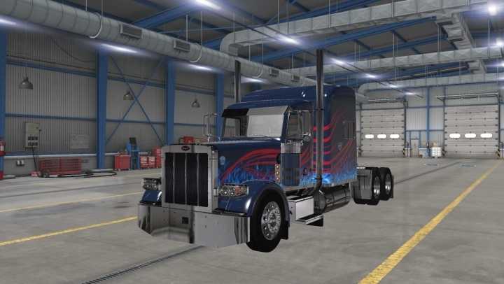 Tennessee Titans Outlaw Peterbilt 389 Skin ATS 1.45