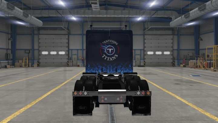 Tennessee Titans Outlaw Peterbilt 389 Skin ATS 1.45