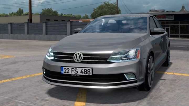 Volkswagen Jetta 2018 + Interior V2.0 ATS 1.44