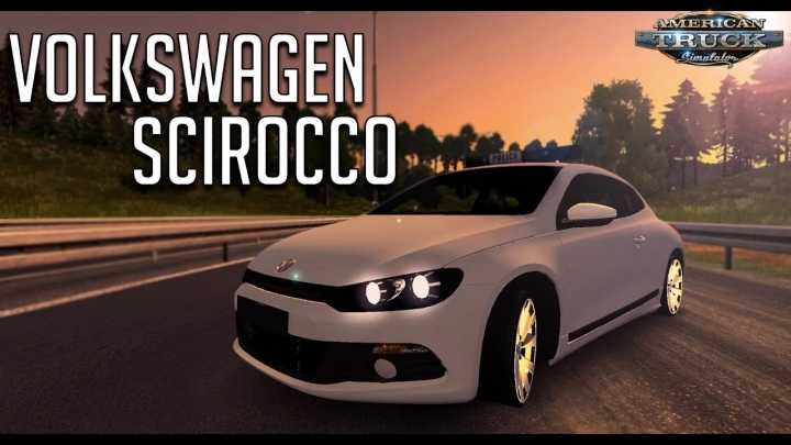 Volkswagen Scirocco + Interior V1.7 ATS 1.41.x