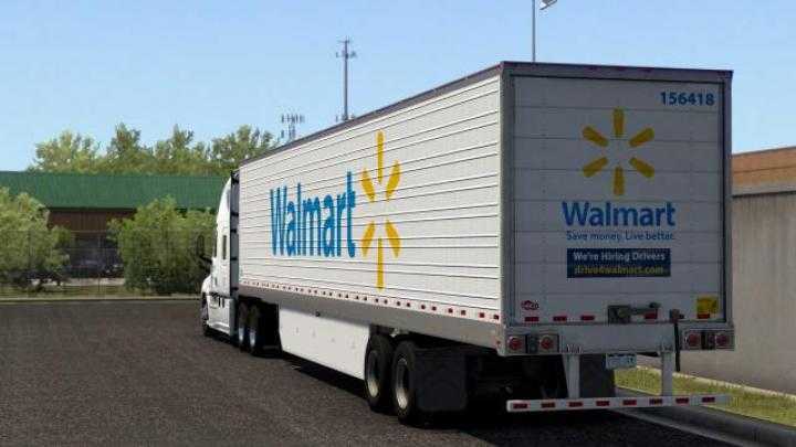 Walmart Transportation Skins V1.0 ATS 1.39.x