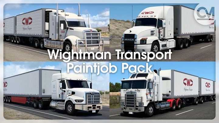 Wightman Transport Paintjob Pack V1.0.1 ATS 1.40.x