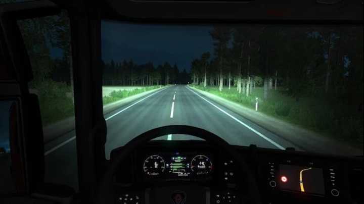 5500K Lights For All Trucks V1.6 ETS2 1.44.x