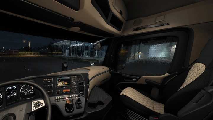Actros Plus: New Actros Mp4 Cabin Overhaul ETS2 1.43.x