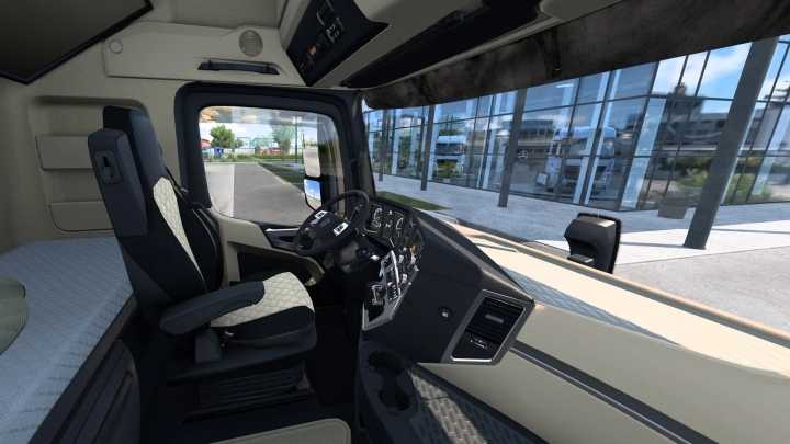 Actros Plus: New Actros Mp4 Cabin Overhaul V1.1 ETS2 1.44