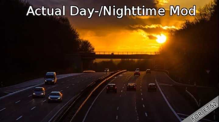 Actual Day Night Time ETS2 1.44