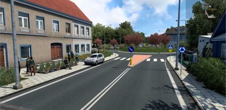Addon Western Poland For The Map Fikcyjna Polska ETS2 1.45