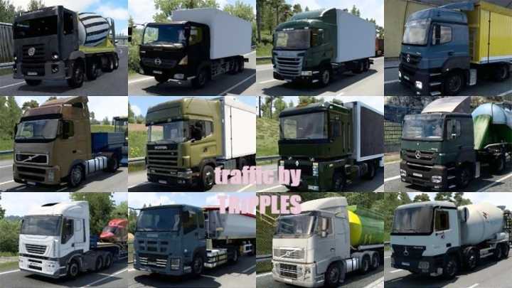 Ai Traffic Trucks V2.1 ETS2 1.45