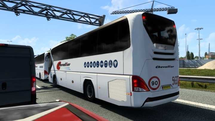 Al Traffic 10 Skins Bus V1.0 ETS2 1.45