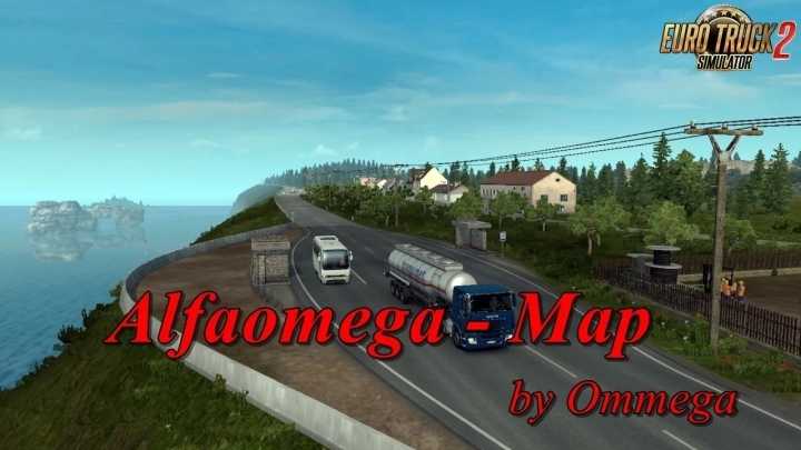 Alfaomega 1:1 Map Scale V1.3.1 ETS2 1.44