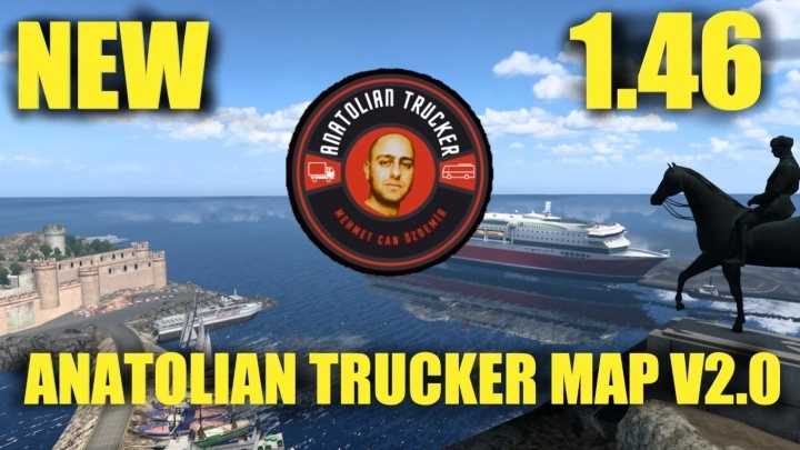 Anatolian Trucker Map V2.0 ETS2 1.46