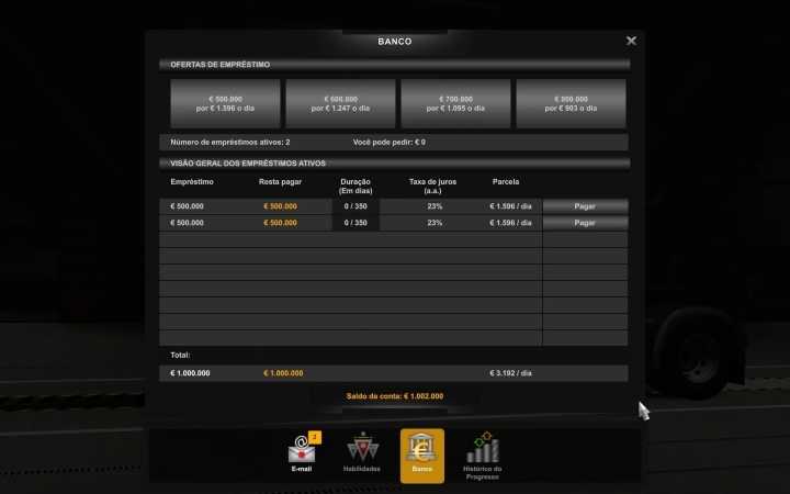 Bank With More Money And Time To Pay ETS2 1.46