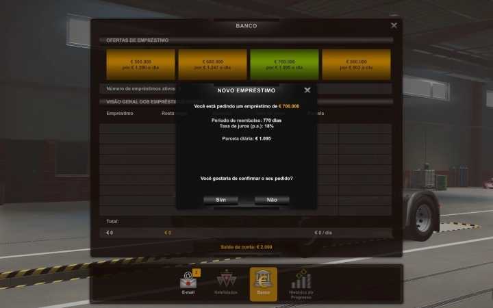 Bank With More Money And Time To Pay ETS2 1.46