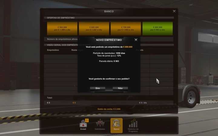 Bank With More Money And Time To Pay ETS2 1.46