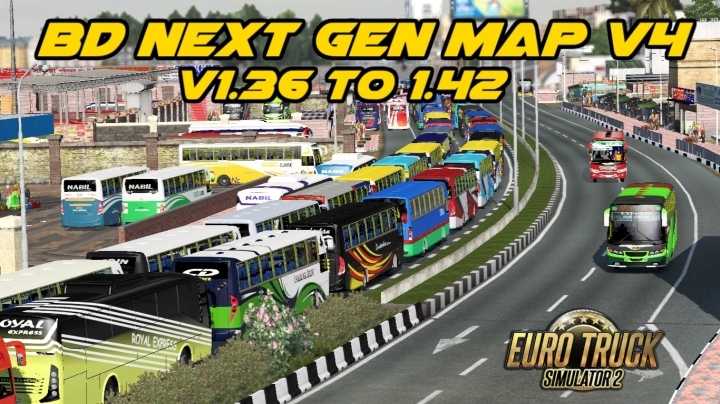 Bd Next Gen Map V4.0 ETS2 1.43.x