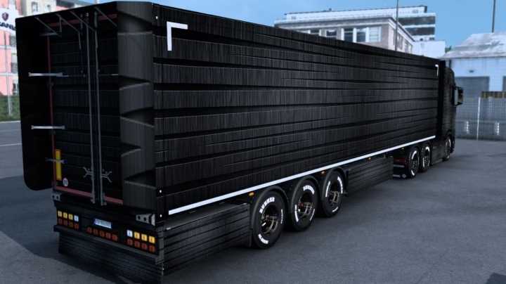 Black And Gray Skin ETS2 1.45