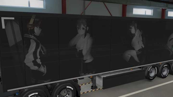 Black And White Anime Skin ETS2 1.45