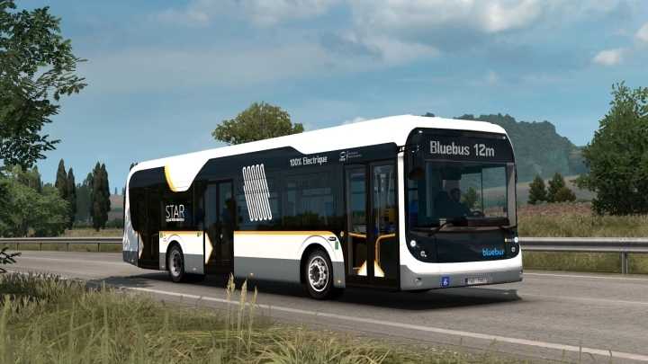 Мод Bollore Bluebus SE V1.0.10.45 для ETS2 1.45.