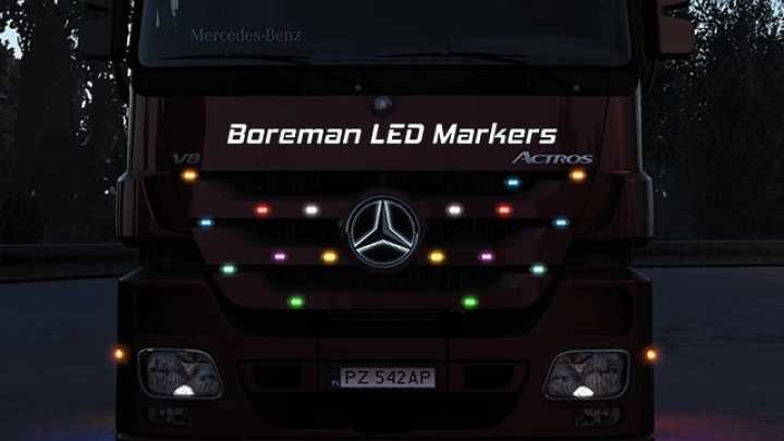 Boreman Led Marker Lights Pack ETS2 1.44