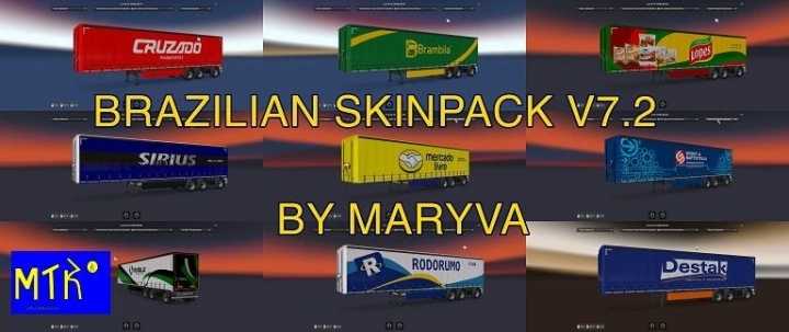 Brazilian Skinpack V7.2 ETS2 1.44