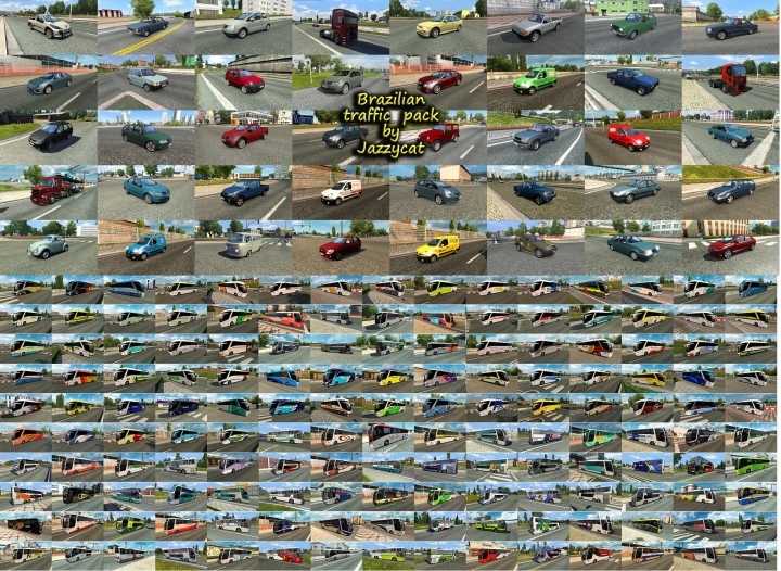 Brazilian Traffic Pack By Jazzycat V4.7.1 ETS2 1.46