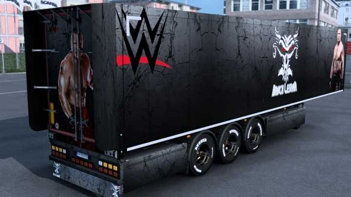 Brock Wrestler Trailer Skin ETS2 1.45