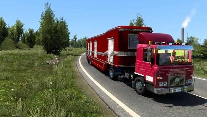 Caravan Circus Now Owned Trailer ETS2 1.45
