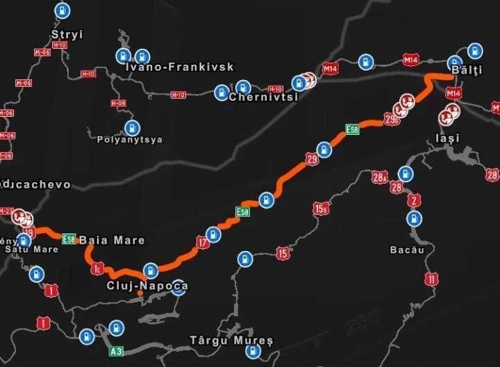 Carpathian Promods Addon V0.5 Fix For Promods 2.62 ETS2 1.45