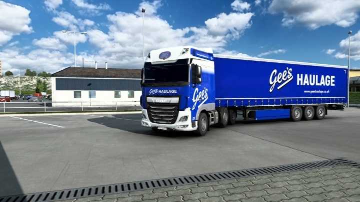 Combo Skin Gees Haulage Ltd Wakefield V1.0 ETS2 1.45