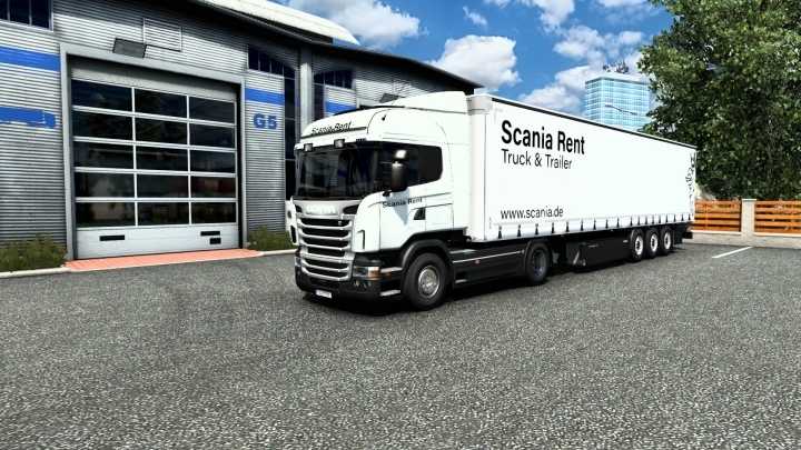 Combo Skin Scania Rent V1.0 ETS2 1.44.x