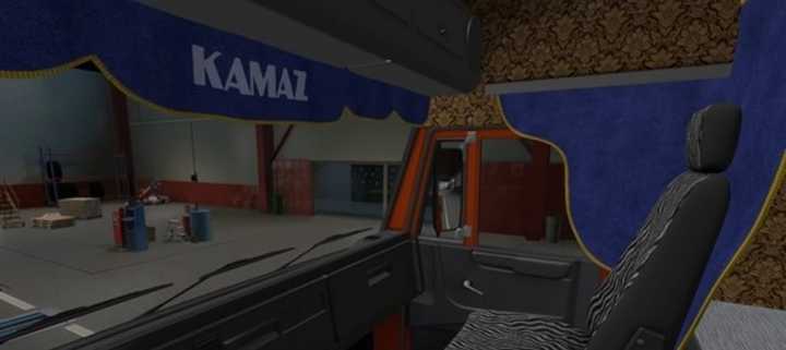 Curtains For Kamaz 54-64-65 ETS2 1.46