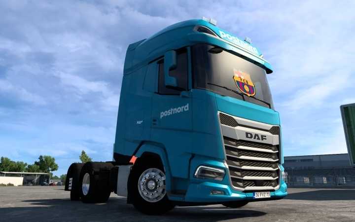 Daf 2021 Postnord Skin V1.0 ETS2 1.46