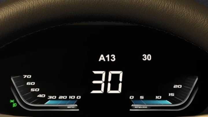 Daf 2021 Simple Dashboard V1.0 ETS2 1.45