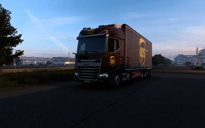 Daf 2021 Tandem Vak Ups Skin V1.0 ETS2 1.44.x