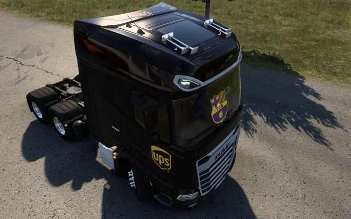 Daf 2021 Ups Skin V1.0 ETS2 1.46