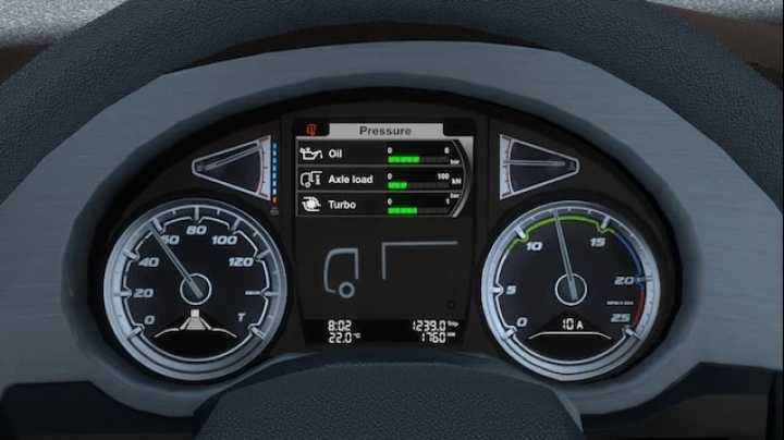 Daf Xf 106 Improved Dashboard V1.0 ETS2 1.45