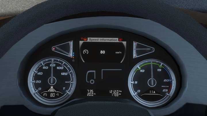 Daf Xf 106 Improved Dashboard V1.2 ETS2 1.45