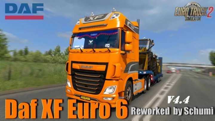Daf Xf Euro 6 Reworked By Shumi V4.4 ETS2 1.44