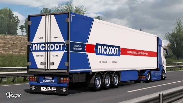 Daf Xg 2021 Nickoot Skin Pack V1.0 ETS2 1.45
