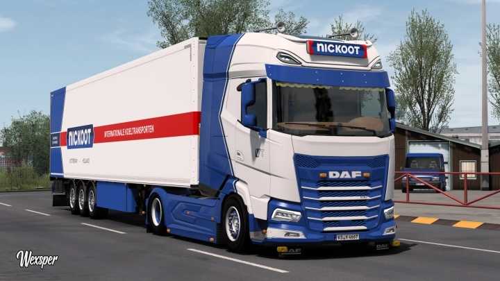 Daf Xg 2021 Nickoot Skin Pack V1.0 ETS2 1.45