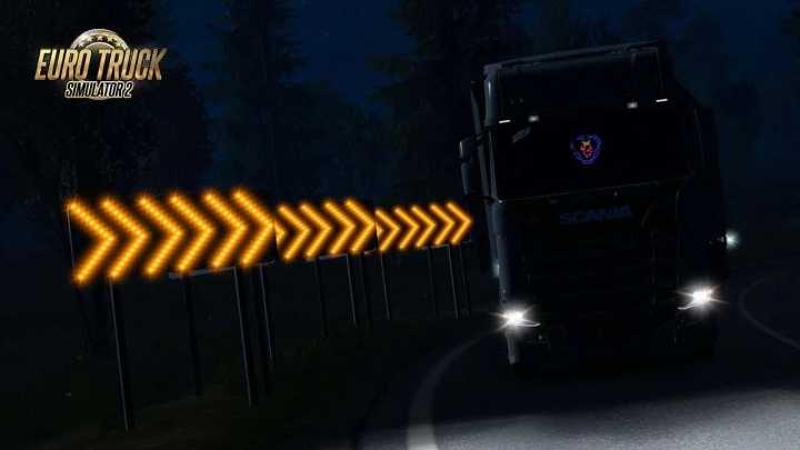 Dangerous Turn Lights V2.5 ETS2 1.45