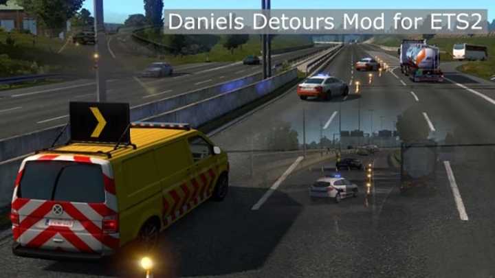 Daniels Detours / Roadwork Detours ETS2 1.45