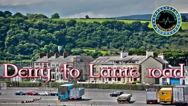 Derry To Larne Road V1.5 ETS2 1.45
