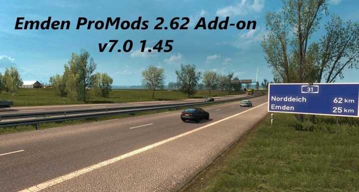 Emden Promods 2.62 Add-On V7.0 ETS2 1.45