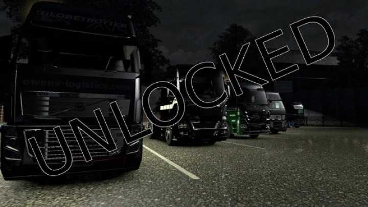 Every Truck And Trailer Part Unlocked At Level 0 ETS2 1.46